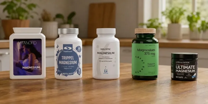 De 5 bästa magnesiumtillskotten 2026